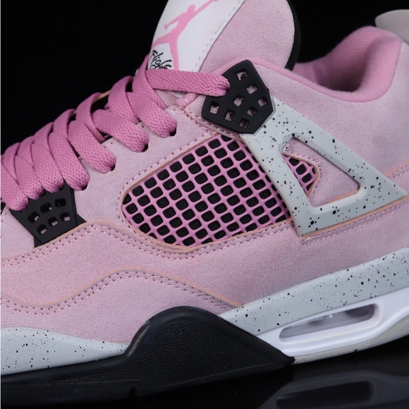 Jordan Women's Pink and Black Sneakers - Picture 8 of 9